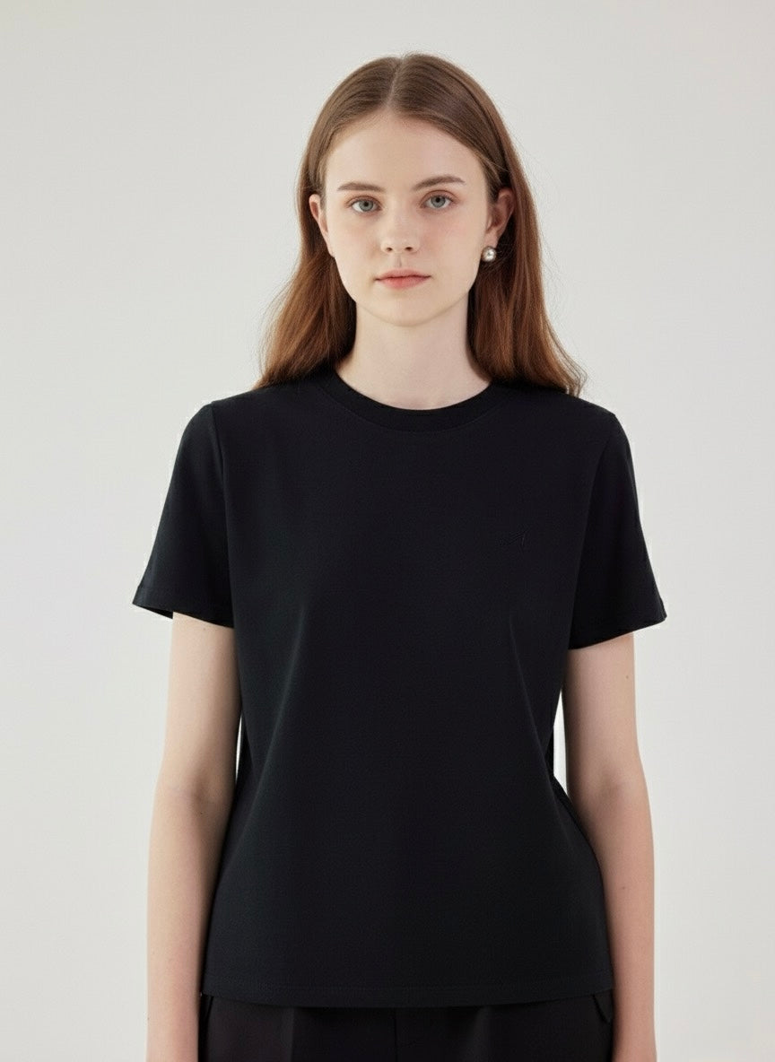 Solid Casual T-shirt for Women