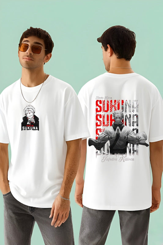 Sukuna Graphic Oversized Tee