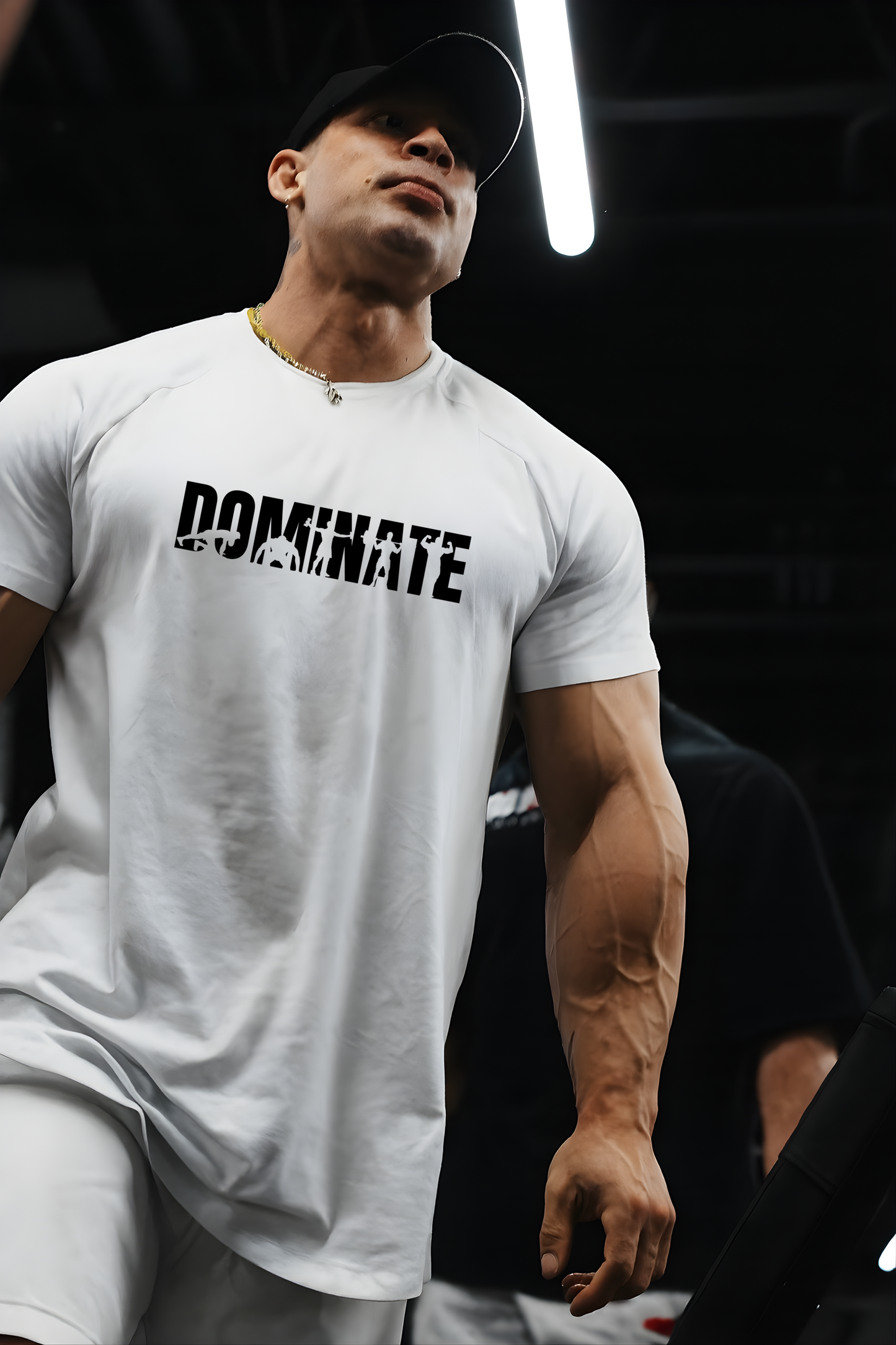 DOMINATE X ONE MORE REP Gym Tee
