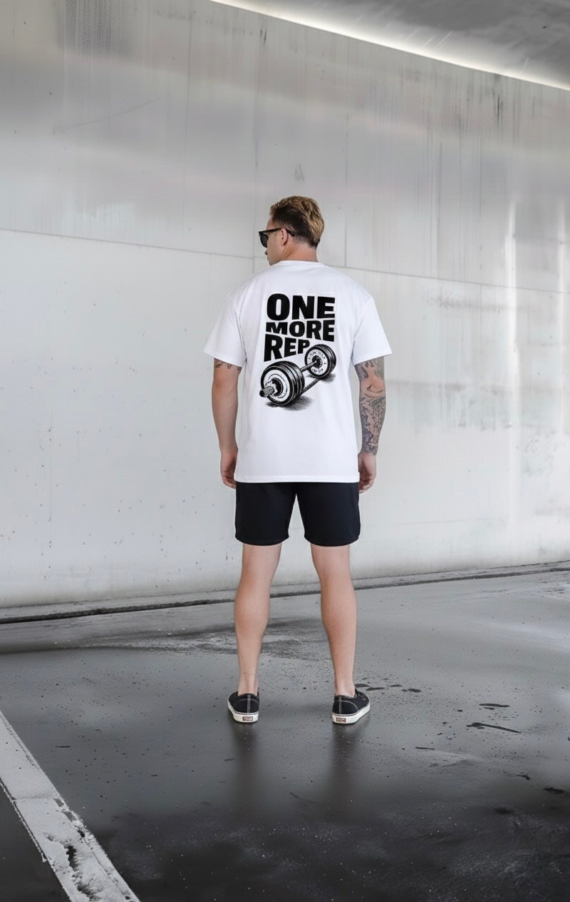 DOMINATE X ONE MORE REP Gym Tee