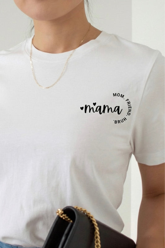 Mama Graphic Print - Women White Regular T-Shirt