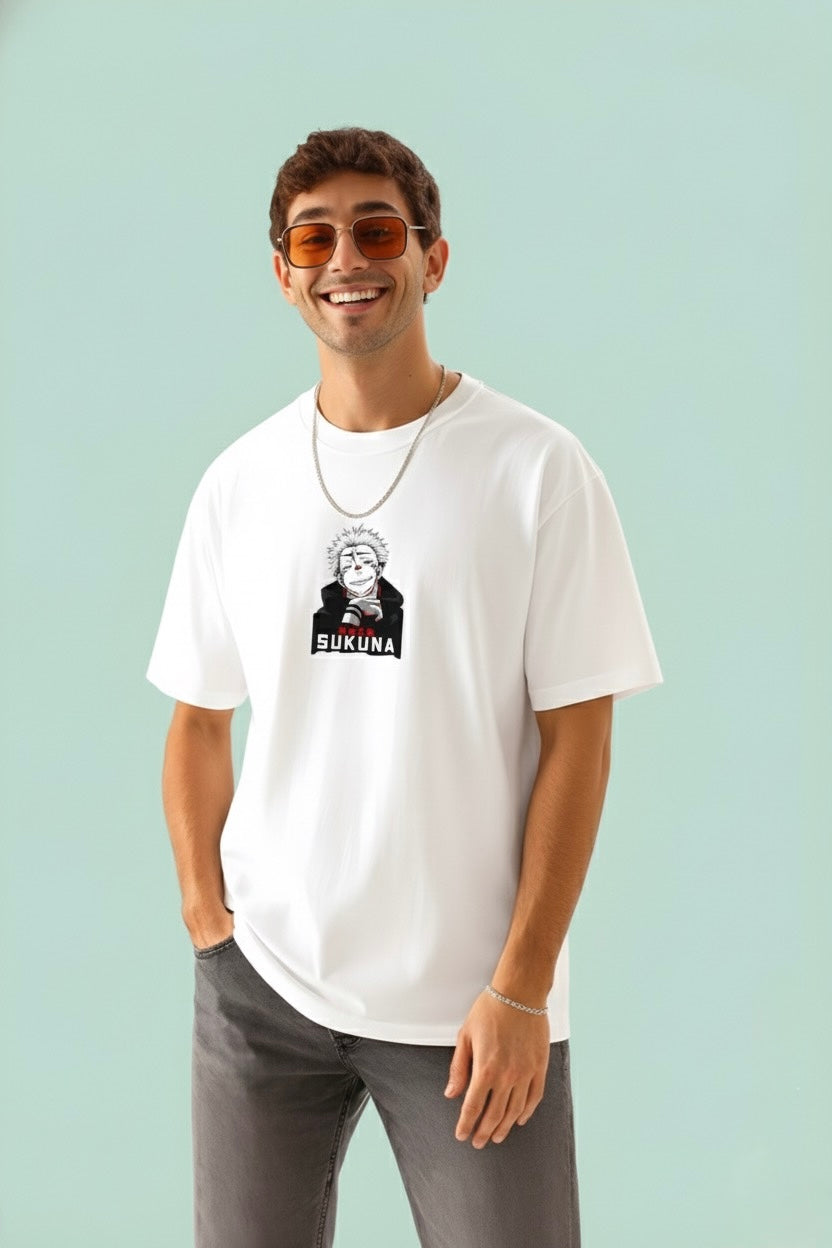 Sukuna Graphic Oversized Tee