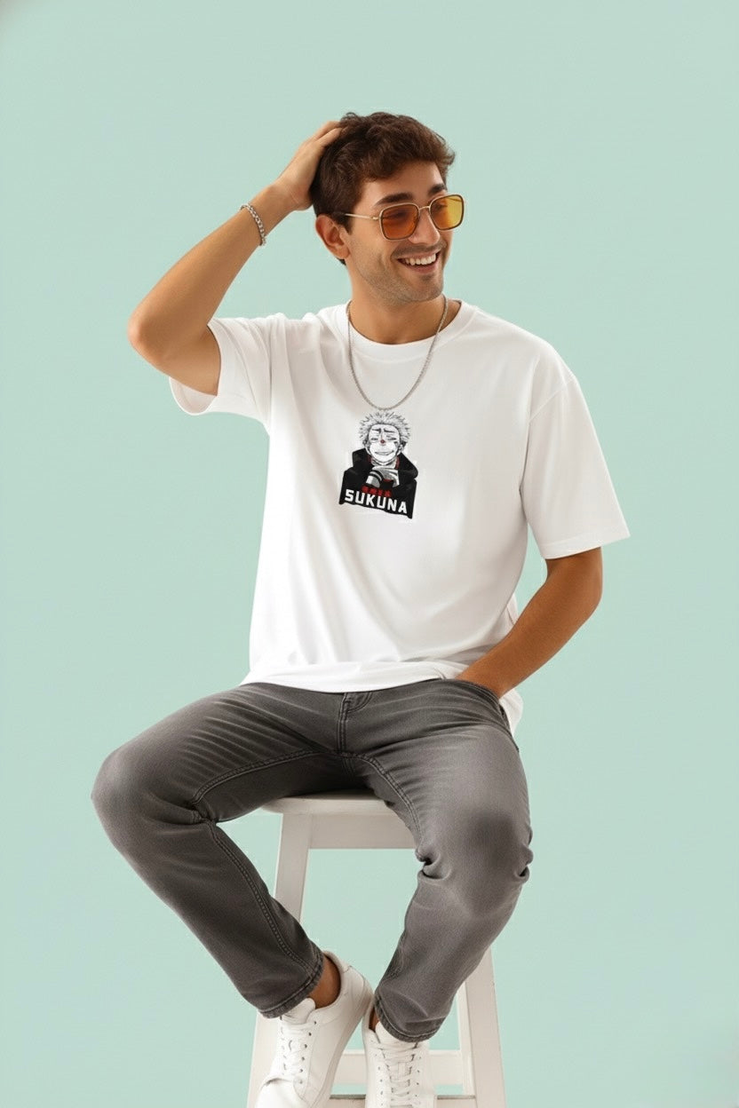 Sukuna Graphic Oversized Tee