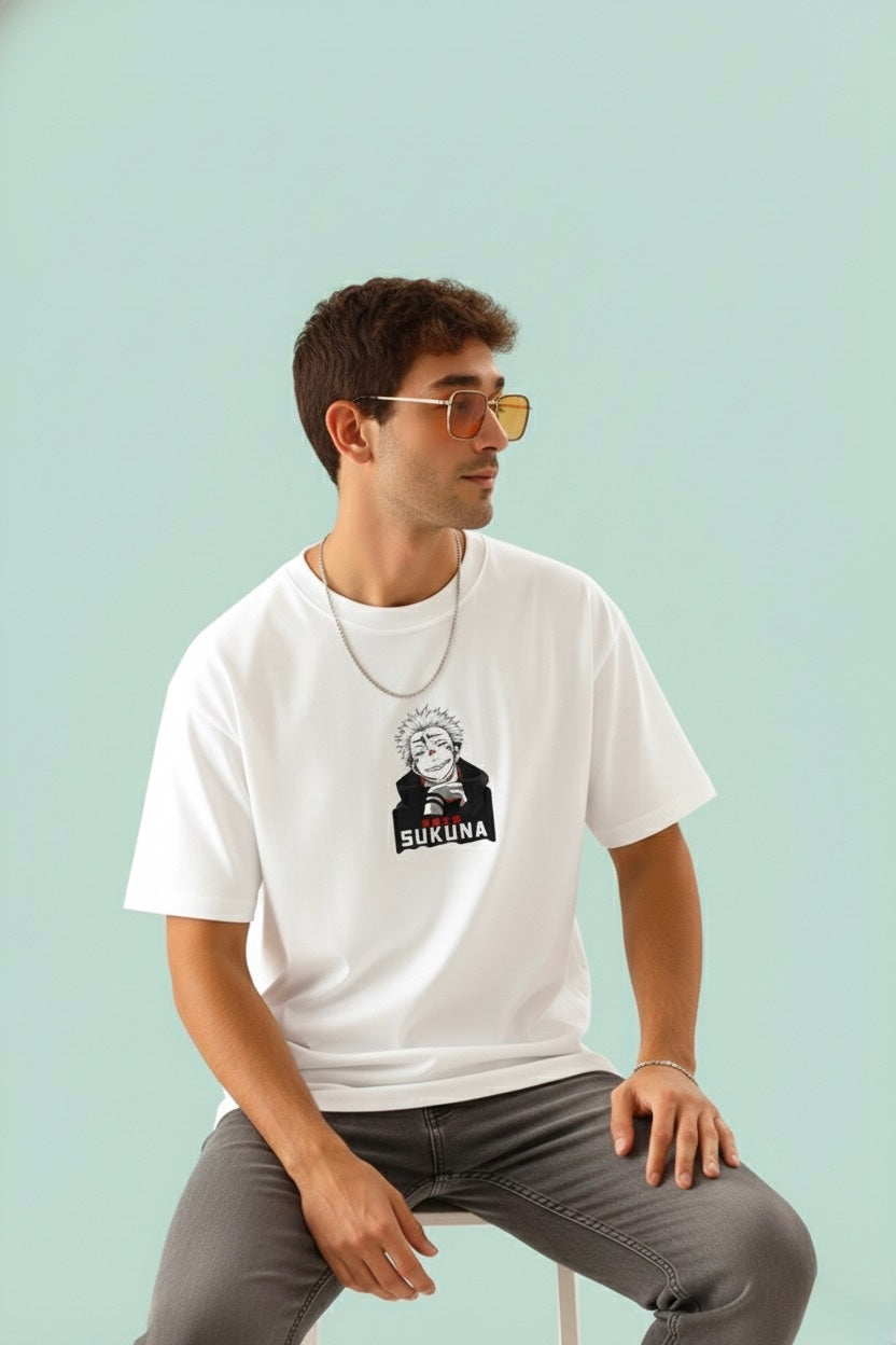 Sukuna Graphic Oversized Tee