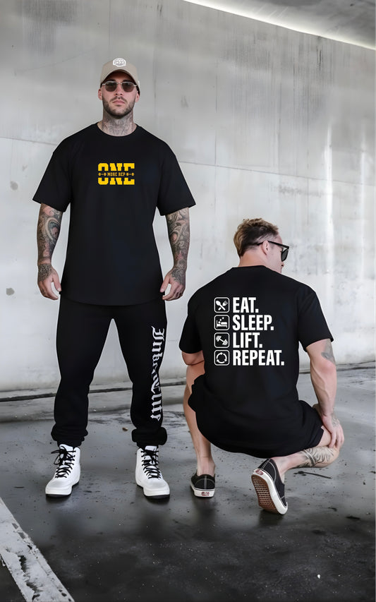 ONE MORE REP Graphic Oversized Training T-shirt