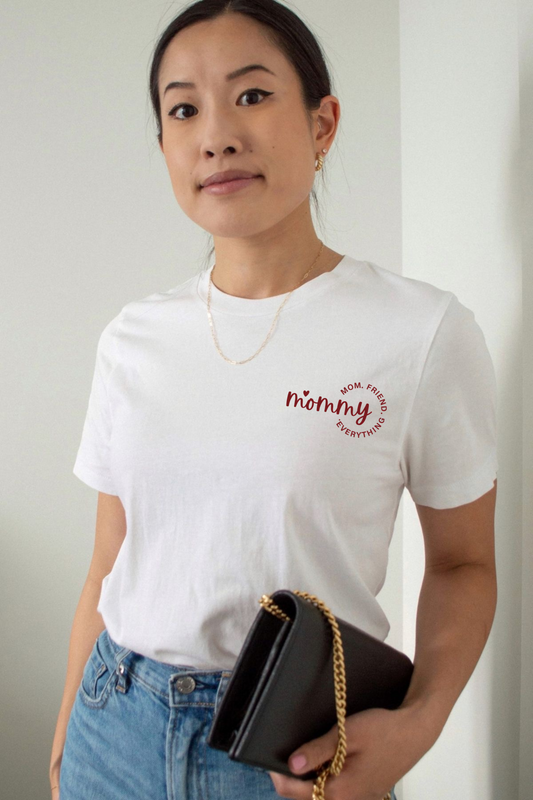 Mommy Graphic Print - Women White Regular T-Shirt