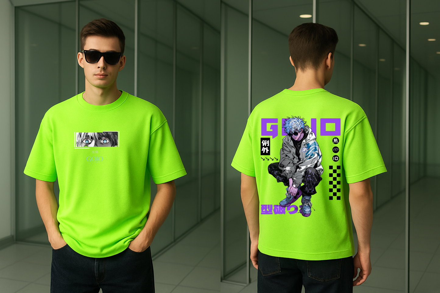 Gojo Oversized Anime T-shirt