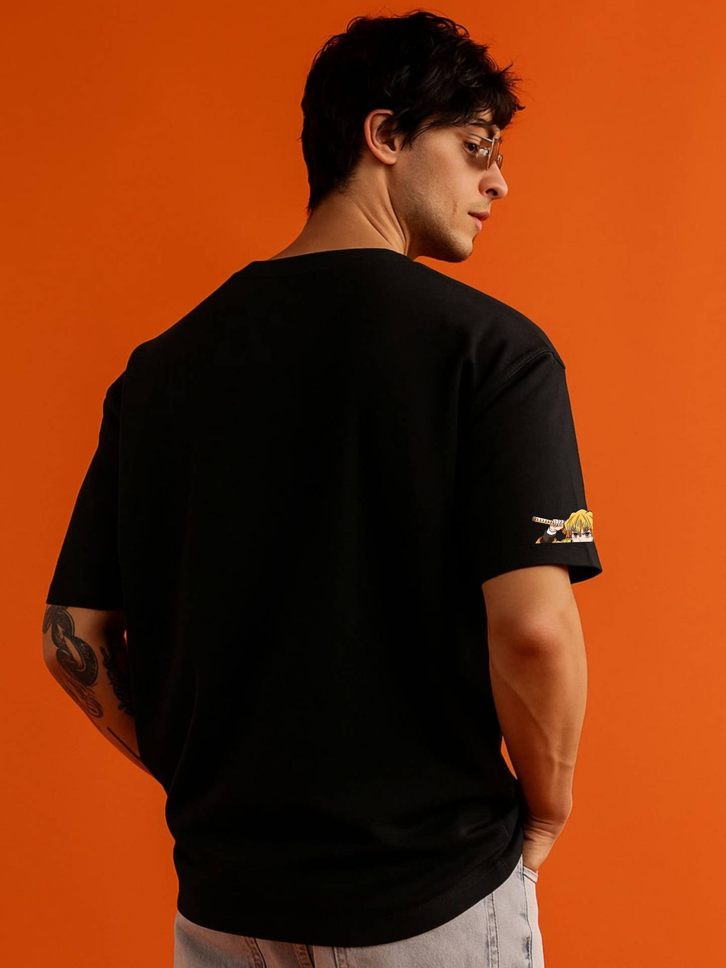 Zenitsu Agatsuma X Demon Slayer Oversized T-shirt